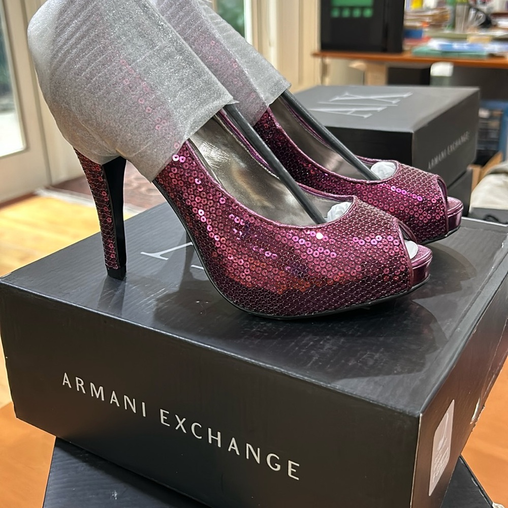 Armani exchange heels, size 7